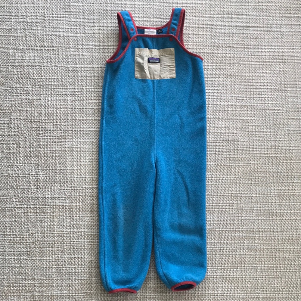 Patagonia Fleece Overalls (size 5T)